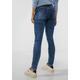 Comfort-fit-Jeans STREET ONE Gr. 27, Länge 30, blau (authentic indigo wash) Damen Jeans High-Waist-Jeans 4-Pocket Style