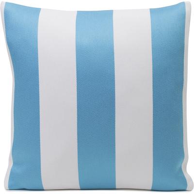Kissenhülle GÖZZE "Bali" Gr. 1, blau (weiß, türkis), B:40cm L:40cm, Polyester, Obermaterial: 65% Polyacryl, 35% Polypropylen, Kissenbezüge Image