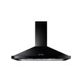 Rangemaster Hood 90cm Black Chrome No Rail