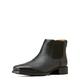Men's Booker Ultra Square Toe Western Boots in Black Deertan, D Medium Width, Size 10.5, by Ariat
