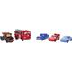 Disney Pixar Cars 5-Pack Vehicle Collection - 4 Characters and 1 Red Fire Truck