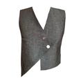 Women's Grey Soul Linen Vest Medium Mirimalist