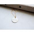 Personalized Gold Necklace - 14K Fill Hand Stamped Jewelry Layering Dainty By Betsy Farmer Designs
