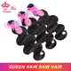 Queen Hair Raw Hair Body Wave 100% Human Hair Unprocessed Raw Hair Bundles Weave Extensions
