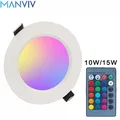 MANVIV-Spot lumineux LED encastrable pour le plafond éclairage d'intérieur luminaire de plafond