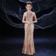 Robe de Princesse Luxueuse à Paillettes Brillantes pour Fille de 2 Ans Tenue de Soirée Élégante en