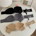 Soutien-gorge sans bretelles pour femmes sexy invisible push-up sous-vêtements sans couture