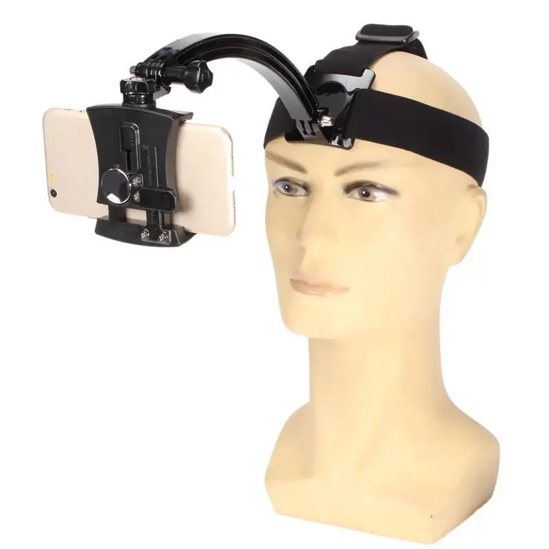 Telefon-Kopfhalterung, Smartphone-Gurt für Vlog-Aufnahmen, Handy-Halterung, Outdoor-Sport, erste Person, Ansichtvideo für iPhone