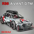 1:24 audi rs6 avant dtm modifiziertes Modell auto Druckguss Miniatur Metall auto sammeln Sound &