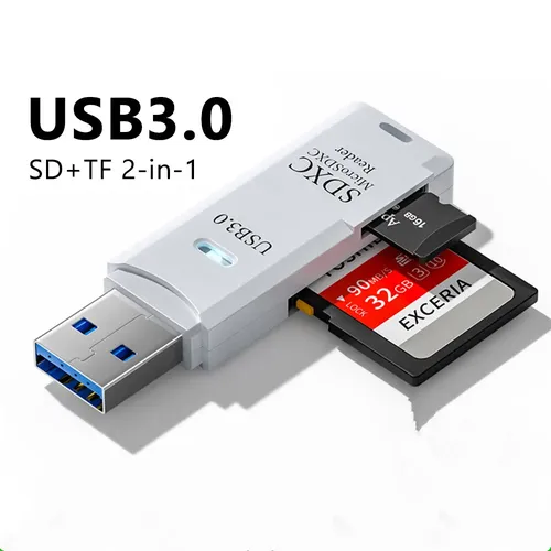 USB 3 0 Kartenleser SD TF Karte Speicher kartenleser 2 in 1