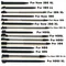 ChengHaoRan Schwarz Metall Teleskop Stylus Kunststoff Stylus Touchscreen Stift für 2DS 3DS Neue 2DS LL XL Neue 3DS XL für NDSL NDSi NDS