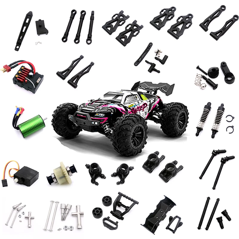 ZWN16101PRO 16102PRO 16103PRO 16201PRO Bürstenlosen 4WD Racing RC Auto Ersatzteile Motor Abdeckung Empfänger Schwinge lenkung Und So On