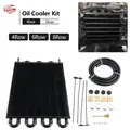 4 Row 6 Row 8 Row Aluminum Universal Oil Cooler Kit Oil Radiator Car Auto Transmission Auto-Manual