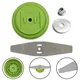 4pcs Grass Trimmer Metal Saw Blades Plastic Cover Brushcutter Head Saw Blade For Electric Lawn Mower