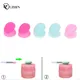 5Pcs Silicone Cover Lip Mask Brush Cover Brush Head Holder Makeup Brush Sleeve For Protection Home