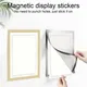 Magnetic Poster Display Frame Self Adhesive Free Punching Photo Art Wall Sticker Frames For Reward