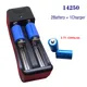 Rechargeable 14250 battery LS14250 ER14250H 1/2-R6 1/2 AA 3.7V 1200mah ER14250 lithium batteries(2