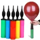 Mini Plastic Hand Balloon Pump Randomly Color for Foil and Latex Balloons Air Inflator Pump Portable