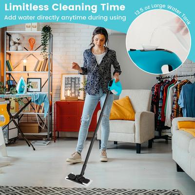 Costway 1400W Multipurpose Handheld Steam Cleaner Steam Mop with 14 - See details