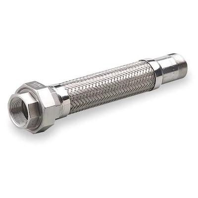 HOSE MASTER G125SMU240 Flexible Metal Hose Assembly, 1-1/4 in ID x 24 in L,