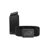 Groove Life Black Buffalo Bills Money Clip & Belt Bundle