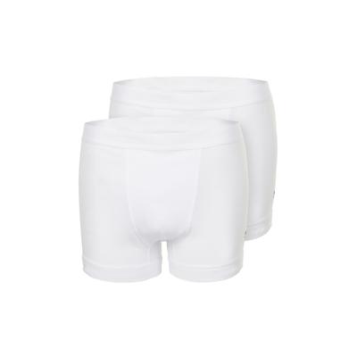 Boxershorts SEIDENSTICKER "Schwarze Rose", Herren, Gr. XL, weiß, 95% Baumwolle 5% Elastan, unifarben, Unterhosen, 2er-Pack Uni Image