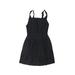 Osklen Casual Dress - A-Line Square Sleeveless: Black Print Dresses - Women's Size Small