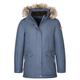 Trollkids - Girl's Oslo Coat XT - Mantel Gr 104 blau/grau