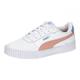 PUMA Carina 2.0 JR Sneaker, White-Poppy Pink-Blissful Blue, 5.5 UK