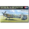 Tamiya 25211 Supermarine Spitfire Mk.I & Light Utility Car 10HP 1:48 Model Kit