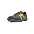 Camper Men's Pelotas Xlf Sneaker, Multicolour Grey Yellow, 10 UK