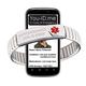 Anticoagulant Alert Bracelet. Expandable Anticoagulant Medical Alert Bracelet with 100% Waterproof Insert Card. Fully updateable. Works with www.You-ID.me Emergency ID Alert Service (17 cm Wrist)