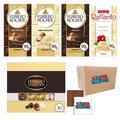 Ferrero Rocher Bundle 324g, Ferrero Rocher Original Milk Bar 90g, White Chocolate & Hazelnut Bar 90g, Hazelnut Dark 55% Bar 90g, Raffaello Bar 90g, Boxed Treatz