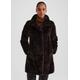 Hobbs Women's Petite Ros Faux Fur Coat - Chocolate