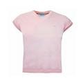 Nike Short Sleeve V-Neck Peach Womens Top 294208 607 Cotton - Size UK 14-16