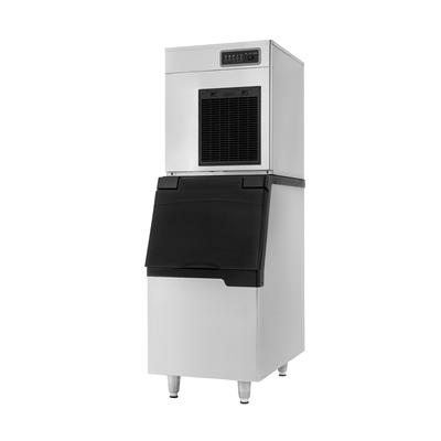 ICETRO IM-0770-AN/IB-026-22 708 lb Nugget Commercial Ice Machine w/ Bin - 265 lb Storage, Air Cooled, 115v, Stainless Steel