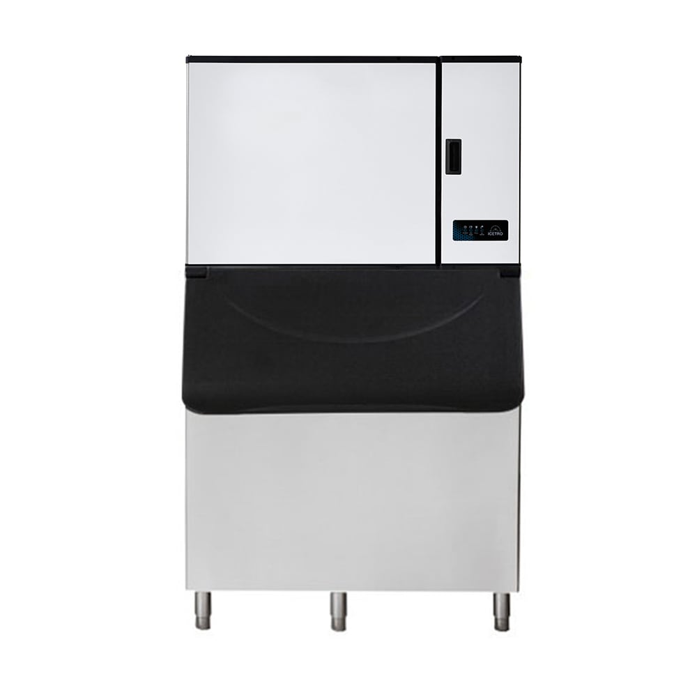 ICETRO IM-2000-WH/IB-085-48 2006 lb Maestro Half Cube Commercial Ice Machine w/ Bin - 816 lb Storage, Water Cooled, 208-230v, Stainless Steel