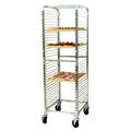 Winholt WP-1836B 21"W 36 Sheet Wire Pan Rack w/ 3" Bottom Load Slides, Chrome