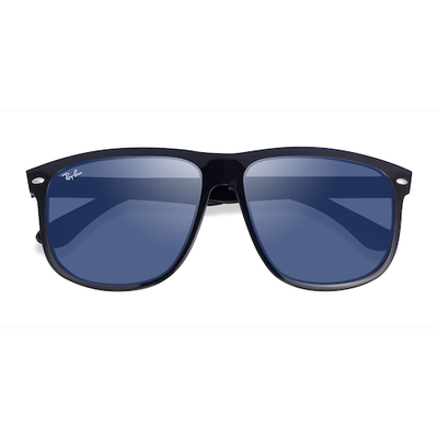 Male s square Satin Black Plastic Prescription sunglasses - Eyebuydirect s Ray-Ban RB4147