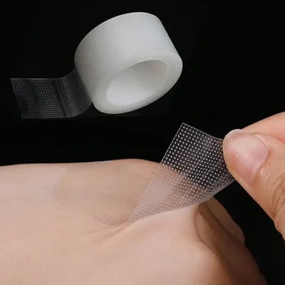 Rouleau de 9.1m de ruban transparent à grille respirante patchs de guérison incurvés bandes