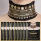 10pcs Gold Collagen Neck Mask Necks Firming Masks Anti Wrinkle Anti-aging Moisturizing skincare