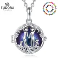 Eudora 20MM Harmony Ball Family Necklace Pregnancy Bola Angel Caller Tree of Life Pendant Fine DIY