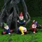 1 ensemble de Mini Gnomes ivres nains, Statue de jardin féerique miniature, figurine d'elfe de cour en résine pour pot de fleurs, accessoires de décoration de jardin
