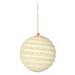 Vickerman 726471 - 5.5" White Braided Cotton Ball Christmas Tree Ornament (2 Pack) (JE230106)