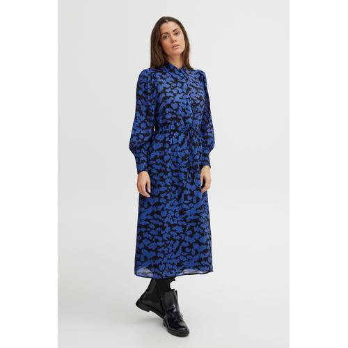 „Blusenkleid FRANSA „“Fransa FRILLA DR 1″“ Gr. m, US-Größen, blau (surf the web mix) Damen Kleider Blusenkleider“