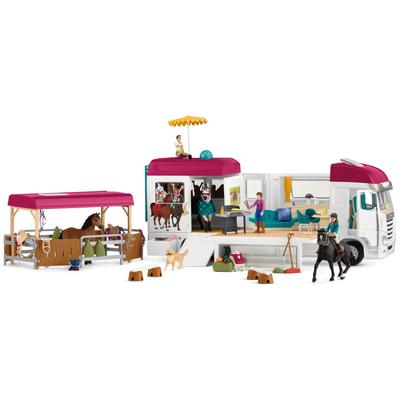 Spielwelt SCHLEICH "HORSE CLUB, Pferdetransporter (42619)", bunt, Spielfigurenwelten, Kinder, Kunststoff, Made in Europe