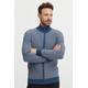 Strickjacke FQ1924 "FQ1924 FQLewis" Gr. x l, blau (dark denim) Herren Strickjacken