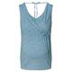 ESPRIT Maternity Damen Nursing Sleeveless Allover Print T-Shirt, Pastel Blue - 435, XXL EU