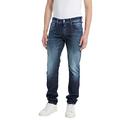 Replay Herren Jeans Anbass Slim-Fit mit Super Stretch, Blau (Dark Blue 007), 36W / 30L