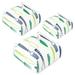 Frcolor 3pcs Insulated Food Cover Reusable Printing Food Cover Collapsible Food Cover